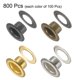 thumbnail image 3 of Uxcell 400Pcs Kit de Ojales Pequeños de Metal 4mm/1/6" Agujero para Proyectos DIY, 3 of 7