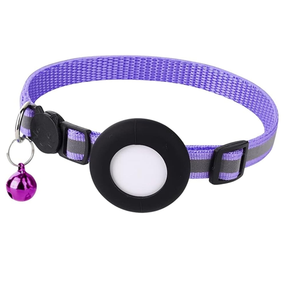 Vanan - Correa Con Funda Para Airtag Lila Gato / Perro