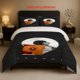 thumbnail image 1 of Icardi No. 9 Orange Jersey Art Design Pattern Three-Piece Set Soft And Comfortable bedding Suitable for All Seasons, 1 of 5