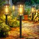 thumbnail image 1 of Luces solares para sendero PASAMIC de 24" - paquete de 8, impermeables IP65, 1 of 7