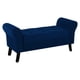 thumbnail image 2 of Banqueta Baul Lua 2c Felpa 20 Azul Marino, 2 of 6