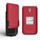 thumbnail image 1 of Combo de funda delgada y clip giratorio BELTRON para Alcatel Jitterbug Flip rojo, 1 of 8