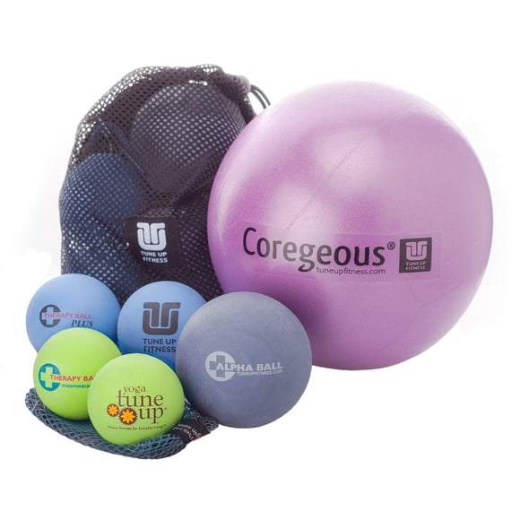 Kit de Pelota de Fitness Yoga Tune Up Roll Model Starter Kit