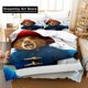 thumbnail image 1 of v1621 Bed Sheets Cartoon Paddington Bear Bedding Set Boys Girls Twin Queen King Size Duvet Cover Pillowcase Bed boys Adult Bedroom 3-Piece Bedding Set (1 Duvet Cover + 2 Pillow Shams) Bed Sheets ju162, 1 of 5