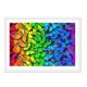 thumbnail image 1 of Cuadro I Mariposas Multicolor con Marco Blanco 50x40 CM, 1 of 1