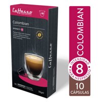 Capsulas Cafe Colombian Intensity 8 Compatible Con Nespresso 10 Un Caffesso