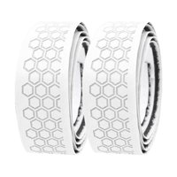 Ioensy - 2X Cintas De Envoltura De Agarre De Palos De Golf Solución De Agarre De Cuero De Pu Blanco