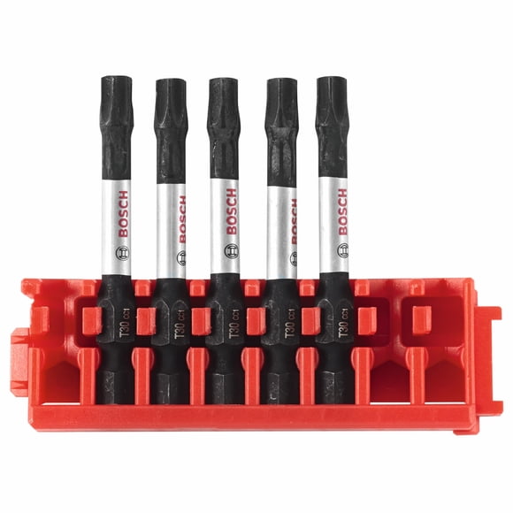 Power Bits Bosch ITDT30205C Impact Torx® #30, 5 unidades con clip