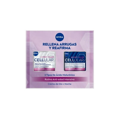 Crema Facial Cellular Expert Filler Crema Día + Crema Noche Pack 100 Ml Nivea
