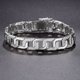 thumbnail image 3 of Pulsera de Eslabones Cubanos para Hombre Hipoalergénica Pulsera de Cadena de Plata Esterlina 925 para Hombre Transparente 5A+ CZ Pulsera para Hombre Joyería de Plata 6.5-7.5 Inch, 3 of 8