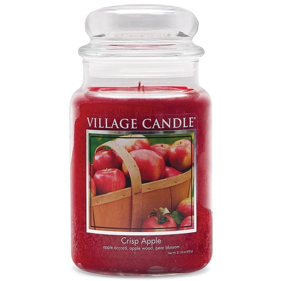 Tarro de boticario Scented Candle Village Candle, manzana crujiente, 630 ml
