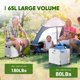 thumbnail image 3 of Carrito Plegable Multifuncional Dkenicor 65L Capacidad 36kg 4 Ruedas, 3 of 7