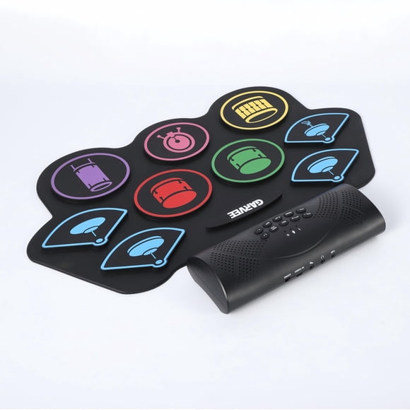 Batería electrónica EliteEdge de 9 pads plegable con Bluetooth