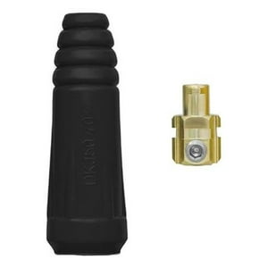 Genérica - Conector Rápido Macho Para Maquina De Soldar 10/25