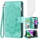 thumbnail image 1 of Premium Leather Credit Card Holder Phone Case for Apple iPhone 6/7/8/SE/X/XR/XS/11/12/13/14 Pro Max 5G/7Plus/8Plus/SE2016/SE2022/Promax+ 2nd/3rd, 1 of 3