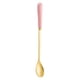 thumbnail image 1 of XmhyTop 2 piezas Cucharas para Postres de Acero Inoxidable Oro rosado, 17.5x2.4 cm - Ideal para Helados, Flanes y Decoración de Postres, 1 of 5