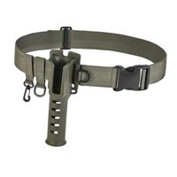 Ioensy - Soporte De Caña De Pescar Ajustable Cinturón De Cintura/Cinturones De Lucha De Pesca Ligeros Verde