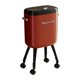 thumbnail image 5 of Cubo De Basura Con Patas, Cubo De Basura Alto Para Ba?o, Oficina, Inodoro, Rojo Con Ruedas, 5 of 5