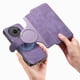 thumbnail image 4 of Funda Billetera Magnética para Realme 11 Pro Soporte Tarjetas Desmontable Morado, 4 of 6