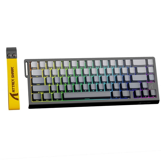 motto_kuma HEXA Black モットクマ ヘキサグレー Teclado Mambasnake Attack Shark X68 HE 8000Hz Rapid Trigger | Lider