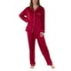 thumbnail image 1 of Pijama Satin Mujer 8564 Burdeo L, 1 of 2