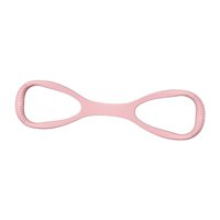 Ioensy - Banda De Resistencia De Silicona Portátil Con Forma De 8 Para Fitness, Color Rosa
