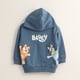 thumbnail image 1 of Poleron Cerrado Con Gorro Niño Look Azul Bingo Y Bluey, 1 of 5