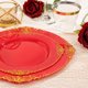 thumbnail image 2 of Platos Desechables Rojo Dorado Nervure 175 Unidades, 2 of 3