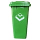 thumbnail image 2 of Contenedor Basurero 120 Lts Verde con Tapa/rueda, 2 of 5