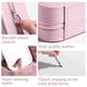 thumbnail image 5 of Funda para espejo de maquillaje BS-MALL Travel con LED rosa claro, 5 of 6