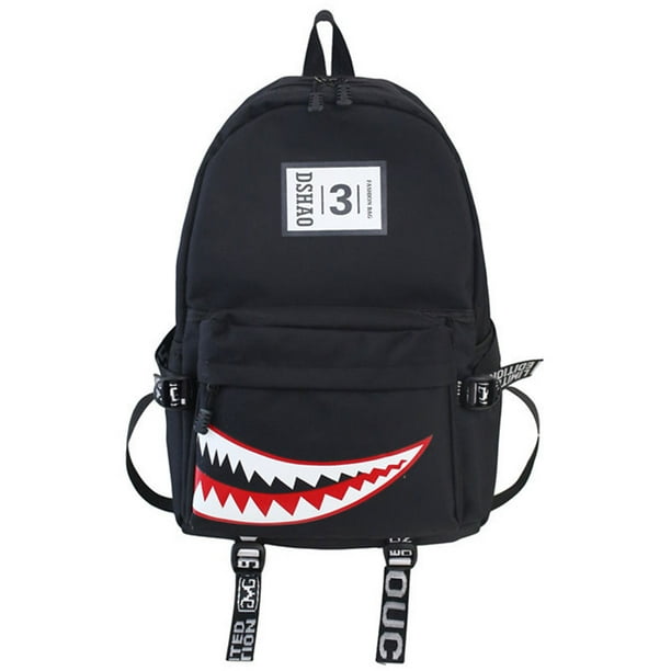 New Trendy Shark Backpacks Teenagers School Student Book Bags Unisex Waterproof Travel Bags Cool Anime Designer Packsack Satchel