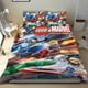thumbnail image 1 of Los Súper Héroes de Marvel Conjunto de sábanas temático, trío de piezas, cómodo y amigable con la piel, diseño único, regalo de decoración para el hogar para familiares, amigos y fans,135cm *200cm, 1 of 6