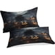 thumbnail image 3 of Juego de funda nórdica con estampado de calabaza de Halloween para ropa de cama, funda de edredón para decoración de cama, funda de cama de microfibra ultrasuave con cremallera oculta de 3 p, 3 of 3
