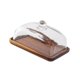 thumbnail image 3 of Soporte Para Tartas Con Tapa De Cristal, Mantequillera, Plato De Postre Para Bodas, Madera De Acacia, 3 of 5