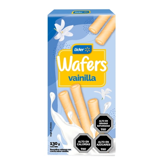 Wafers Vainilla 130 g Lider