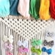 thumbnail image 5 of Organizador de diademas y lazos para el cabello para niñas, organizador de accesorios para el cabello y diademas para bebés, decoración colgante de pared para habitación de niñas pequeñas., 5 of 7