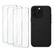 thumbnail image 1 of Kit Carcasa Silicona Negra iPhone 15 Pro + 3 Micas Vidrio Templado, 1 of 4
