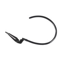 Bothyi - Kit De Reparación De Inodoro De Alto Rendimiento Y Ahorro De Agua Con Tubo Y Abrazadera De Recarga, Color Negro