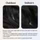 thumbnail image 2 of Xiao Hua Extensión de Cabello con Línea de Pesca Invisible Negra, Peluca Sintética Larga con Diadema Ajustable, Adecuada para Mujer, 18 Pulgadas, 1 Pieza, 2 of 2