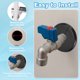 thumbnail image 4 of Uxcell Placa de Escudo de Brida Dividida de Pared Autoadhesiva para Decoración de Tuberías de Cocina y Baño Gris 1.73", 4 of 7