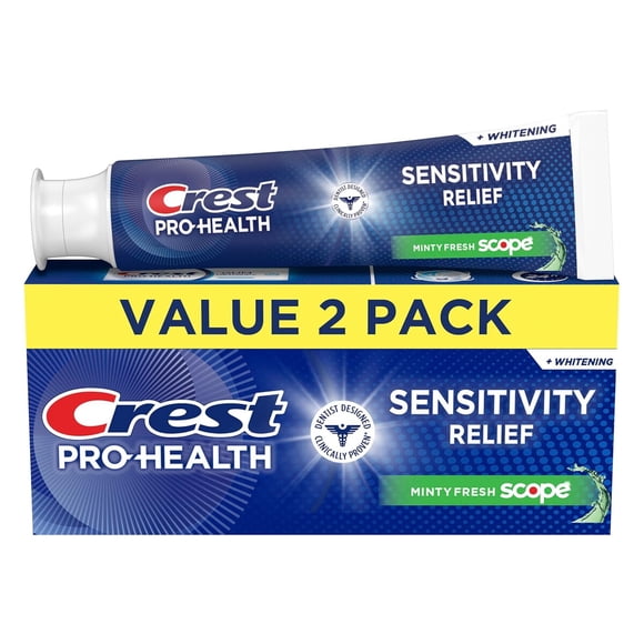 Pasta Dental Crest ProHealth Sensibilidad Blanqueante Mint 2 Pack