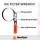 thumbnail image 2 of Llave giratoria para filtro de aceite AIMSTOOLS 92-111 mm, 2 of 5