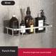 thumbnail image 1 of 1pc, Bathroom Storage Rack, Sticky Storage Rack, No Drilling, No Drilling, Anti-rust Aluminum Alloy Wall Hanger, Waterproof, Anti-rust, Strong Load-bearing, Used For Placing Shampoo, Shower Gel, Etc., 1 of 4