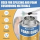 thumbnail image 3 of Pegamento de espuma kuailaya 120 ml con aplicador de brocha, 3 of 7