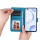 thumbnail image 3 of Funda tipo cartera FOXDOCK para Honor 50 Pro , diseño girasol en relieve, cuero PU, cierre magnético, soporte y tarjetero, 3 of 5