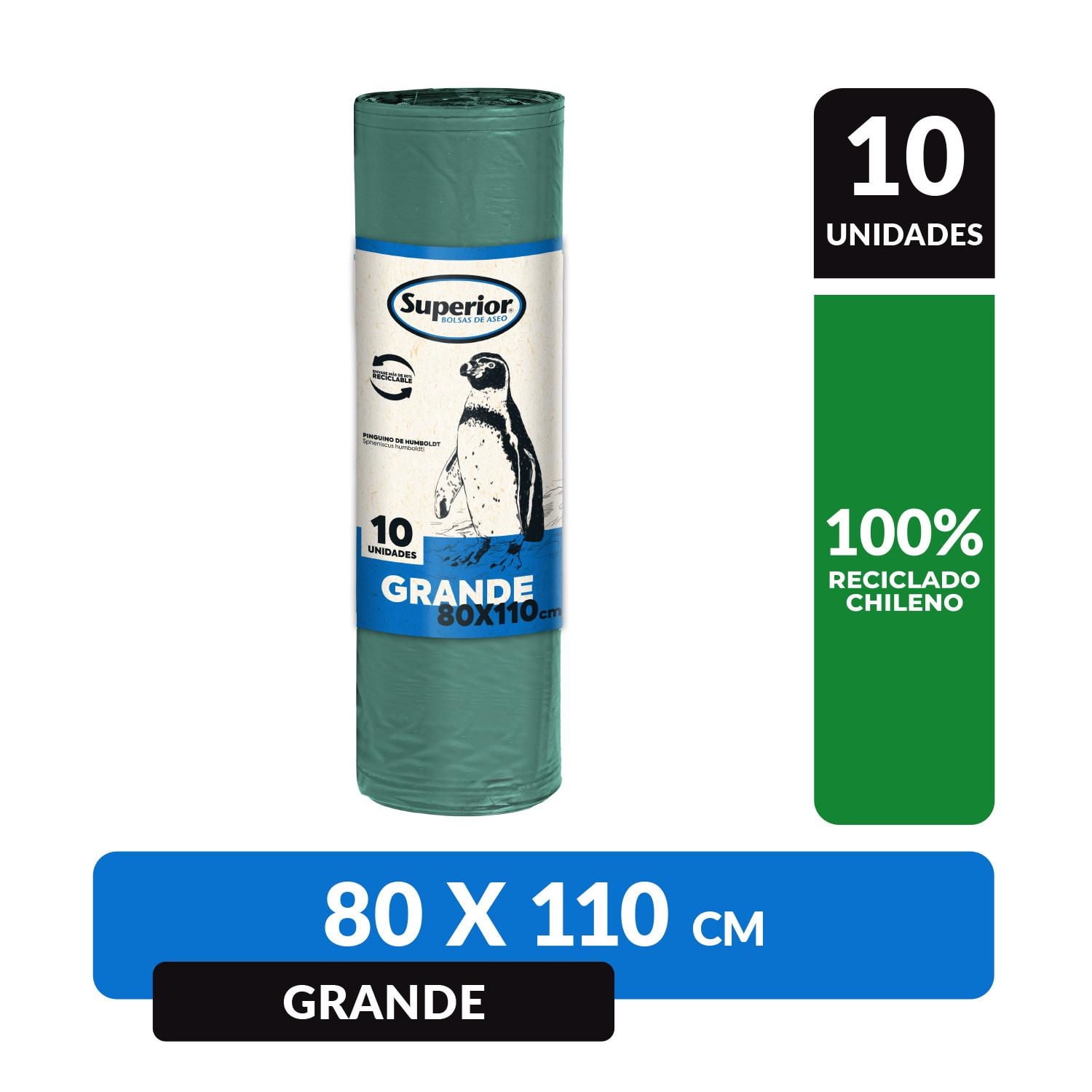 Superior - Bolsa De Basura Grande 80X110 Cm