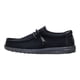 thumbnail image 1 of Mocasines slip-on HEYDUDE Wally Hex negros para hombre, talla 13, 1 of 9