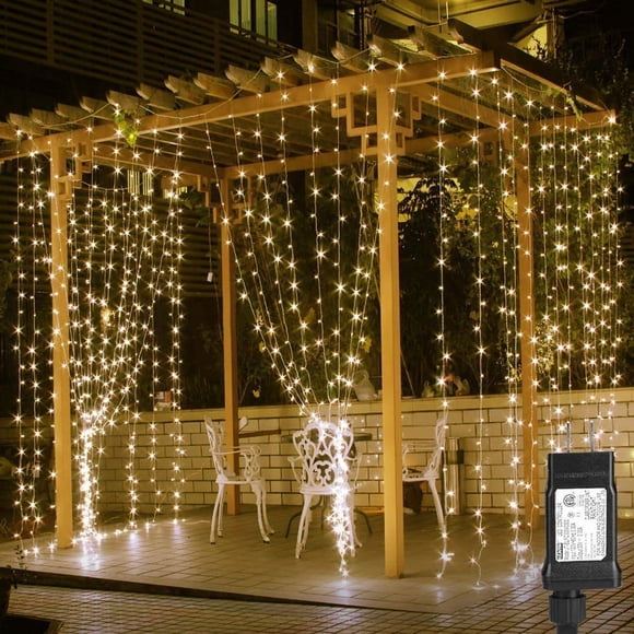 Luces de cortina LED EVER 306 de 3 x 3 m para dormitorio