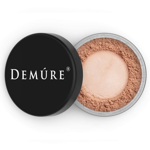 Rubor mineral DEMÚRE Natural Radiance con acabado satinado, 12 tonos