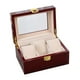 thumbnail image 1 of Caja Organizadora De Reloj, Caja De Reloj De Madera Premium Para Niñas, Mujeres, Decoración Del Hogar, 3 Ranuras, 1 of 3